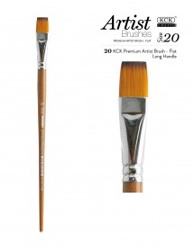 KCK PREMIUM FLAT LONG HANDLE BRUSH - BR 121F #20